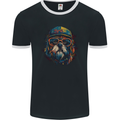 A Cool Shih Tzu Dog Mens Ringer T-Shirt FotL Black/White