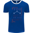 Science You Get It or You Dont Geek Funny Mens Ringer T-Shirt FotL Royal Blue/White