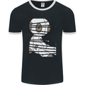 Voodoo Doll Evil Spirits Dark Magic Halloween Mens Ringer T-Shirt FotL Black/White
