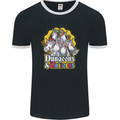 Dungeons & Unicorns Role Play Games RPG Mens Ringer T-Shirt FotL Black/White