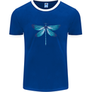 A Blue Dragonfly Mens Ringer T-Shirt FotL Royal Blue/White