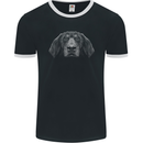 Bluetick Coonhound Mens Ringer T-Shirt FotL Black/White