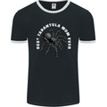 Tarantula Mom Funny Spider Mens Ringer T-Shirt FotL Black/White