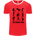 Camera Sutra Funny Photographer Photography Mens Ringer T-Shirt Red/White