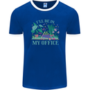 Gardener Funny Gardening Garden Plants Mens Ringer T-Shirt FotL Royal Blue/White