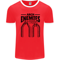 Arch Enemies Funny Architect Builder Mens Ringer T-Shirt Red/White