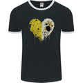 Love Vatican Flag Day Mens Ringer T-Shirt FotL Black/White