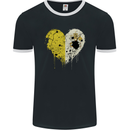 Love Vatican Flag Day Mens Ringer T-Shirt FotL Black/White