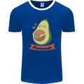 Mamacado New Baby Pregnancy Pregnant Mens Ringer T-Shirt FotL Royal Blue/White