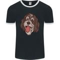 Bernedoodle Dog Mens Ringer T-Shirt FotL Black/White
