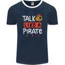 Talk Like a Pirate Day Mens Ringer T-Shirt FotL Navy Blue/White