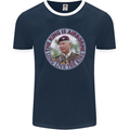 King Airborne Mens Ringer T-Shirt FotL Navy Blue/White