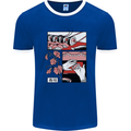 Sushi Mens Ringer T-Shirt FotL Royal Blue/White