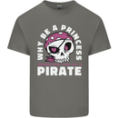 Why Be a Princess When You Can Be Pirate Mens Cotton T-Shirt Tee Top Charcoal