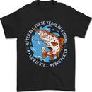 Wife is the Best Catch Funny Fishing Fisherman Mens T-Shirt 100% Cotton Black