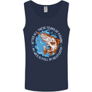 Wife is the Best Catch Funny Fishing Fisherman Mens Vest Tank Top Navy Blue