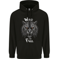 Wild and Free Tiger Childrens Kids Hoodie Black