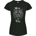 Wild and Free Tiger Womens Petite Cut T-Shirt Black
