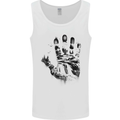 Wilderness Hand Trekking Outdoors Camping Mens Vest Tank Top White