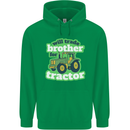 Will Trade Brother For Tractor Farmer Childrens Kids Hoodie Irish Green