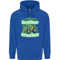 Will Trade Brother For Tractor Farmer Childrens Kids Hoodie Royal Blue