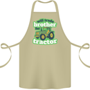 Will Trade Brother For Tractor Farmer Cotton Apron 100% Organic Khaki