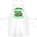 Will Trade Brother For Tractor Farmer Cotton Apron 100% Organic White