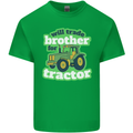 Will Trade Brother For Tractor Farmer Kids T-Shirt Childrens Irish Green