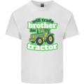 Will Trade Brother For Tractor Farmer Kids T-Shirt Childrens White