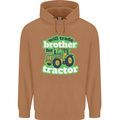 Will Trade Brother For Tractor Farmer Mens 80% Cotton Hoodie Caramel Latte