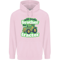 Will Trade Brother For Tractor Farmer Mens 80% Cotton Hoodie Light Pink