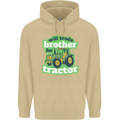 Will Trade Brother For Tractor Farmer Mens 80% Cotton Hoodie Sand