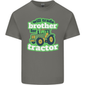 Will Trade Brother For Tractor Farmer Mens Cotton T-Shirt Tee Top Charcoal