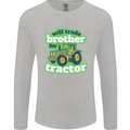 Will Trade Brother For Tractor Farmer Mens Long Sleeve T-Shirt Sports Grey