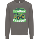 Will Trade Brother For Tractor Farmer Mens Sweatshirt Jumper Charcoal