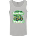Will Trade Brother For Tractor Farmer Mens Vest Tank Top Sports Grey