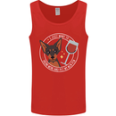 Wine With My Min Pin Dog Miniature Pinscher Mens Vest Tank Top Red