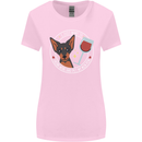 Wine With My Min Pin Dog Miniature Pinscher Womens Wider Cut T-Shirt Light Pink
