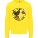 Wine With My Min Pin Miniature Pinscher Dog Kids Sweatshirt Jumper Yellow