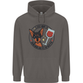 Wine With My Min Pin Miniature Pinscher Dog Mens 80% Cotton Hoodie Charcoal