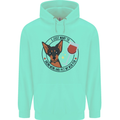 Wine With My Min Pin Miniature Pinscher Dog Mens 80% Cotton Hoodie Peppermint