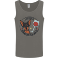 Wine With My Min Pin Miniature Pinscher Dog Mens Vest Tank Top Charcoal