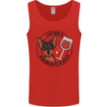 Wine With My Min Pin Miniature Pinscher Dog Mens Vest Tank Top Red