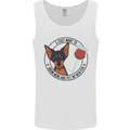 Wine With My Min Pin Miniature Pinscher Dog Mens Vest Tank Top White