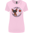 Wine With My Min Pin Miniature Pinscher Dog Womens Wider Cut T-Shirt Light Pink