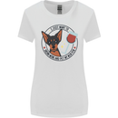 Wine With My Min Pin Miniature Pinscher Dog Womens Wider Cut T-Shirt White