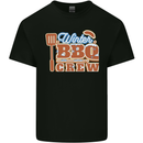 Winter BBQ Crew Funny Grill Food Chef Cook Mens Cotton T-Shirt Tee Top Black
