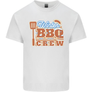 Winter BBQ Crew Funny Grill Food Chef Cook Mens Cotton T-Shirt Tee Top White
