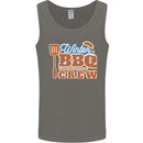 Winter BBQ Crew Funny Grill Food Chef Cook Mens Vest Tank Top Charcoal