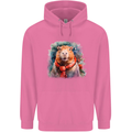 Winter Capybara Christmas Xmas Mens 80% Cotton Hoodie Azelea